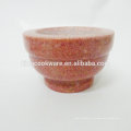 10 * 9 cm red pedra natural de mármore almofariz e pilão / Herb moedor / spice tool